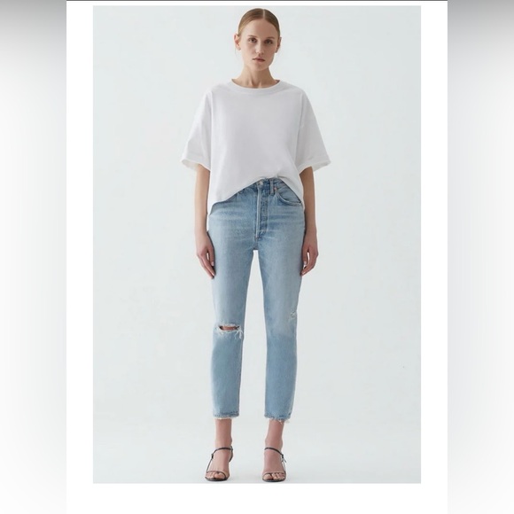 Agolde Riley Crop. Size 23. - Picture 1 of 10